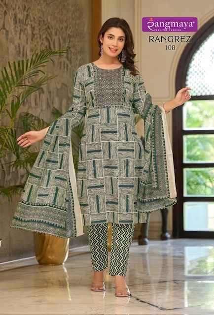 Rangmaya Rangrez Cotton Kurti Combo 8 pcs Catalogue