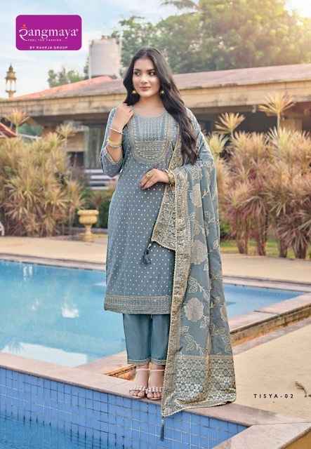 Rangmaya Tisya Chanderi Kurti Combo 8 pcs Catalogue