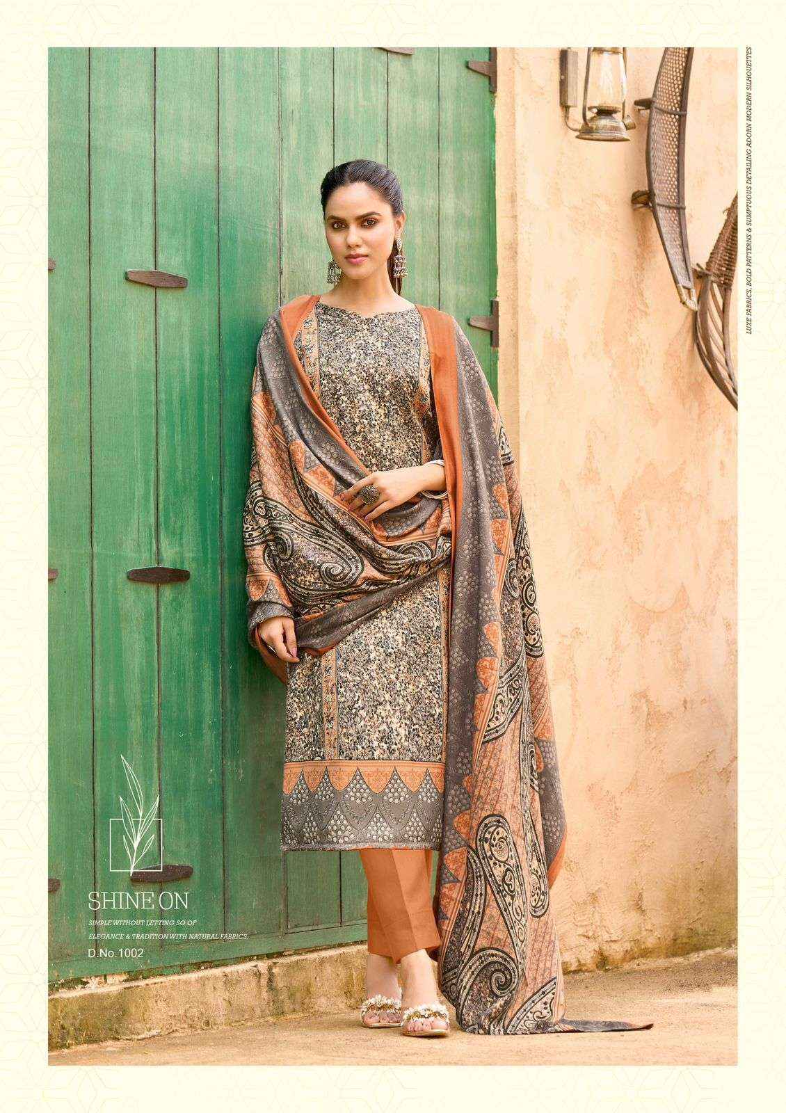 Roli Moli Creation Liyana Pashmina Dress Material 8 pcs Catalogue
