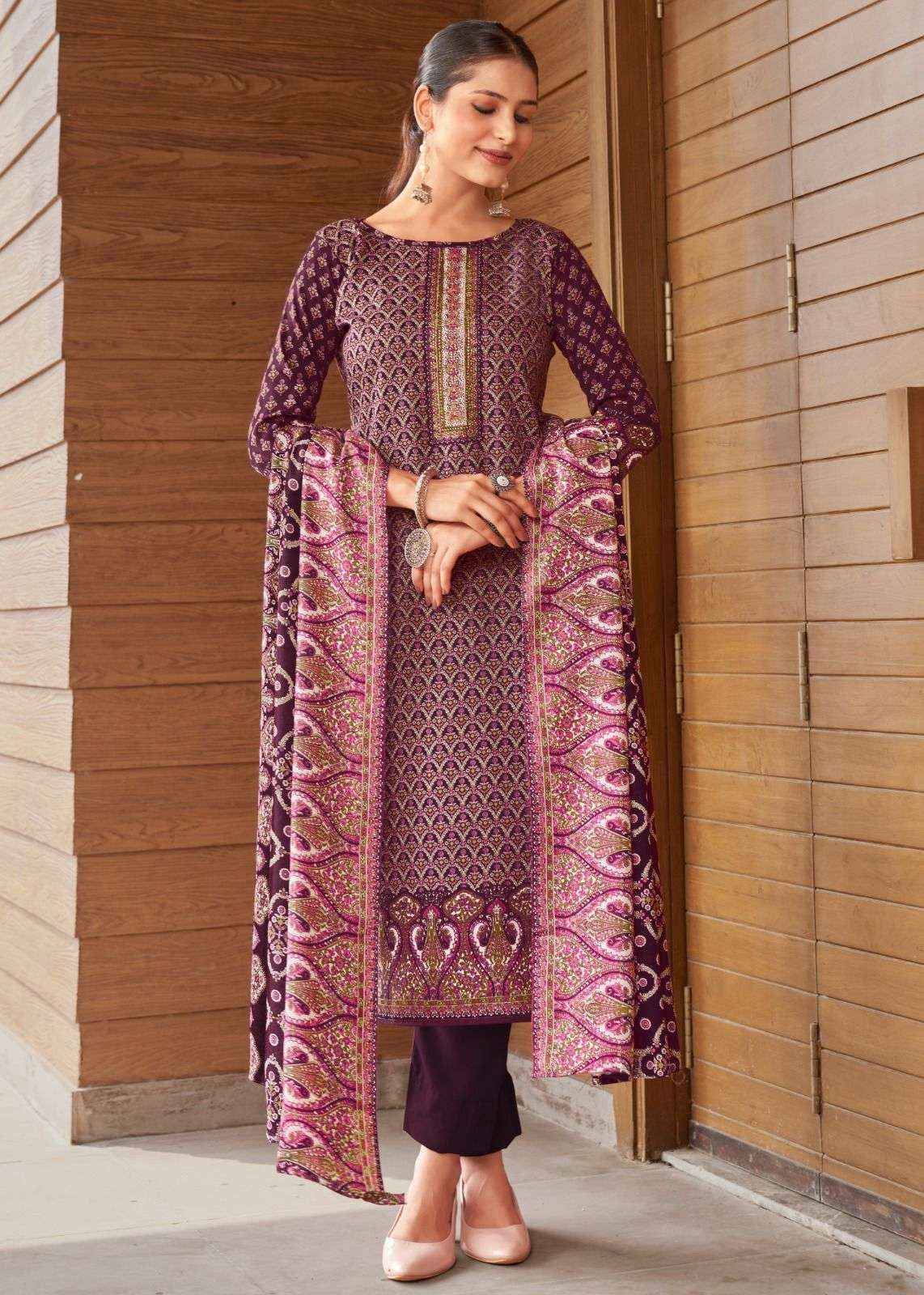 Roli Moli Creation Nargis Pashmina Dress Material 8 pcs Catalogue