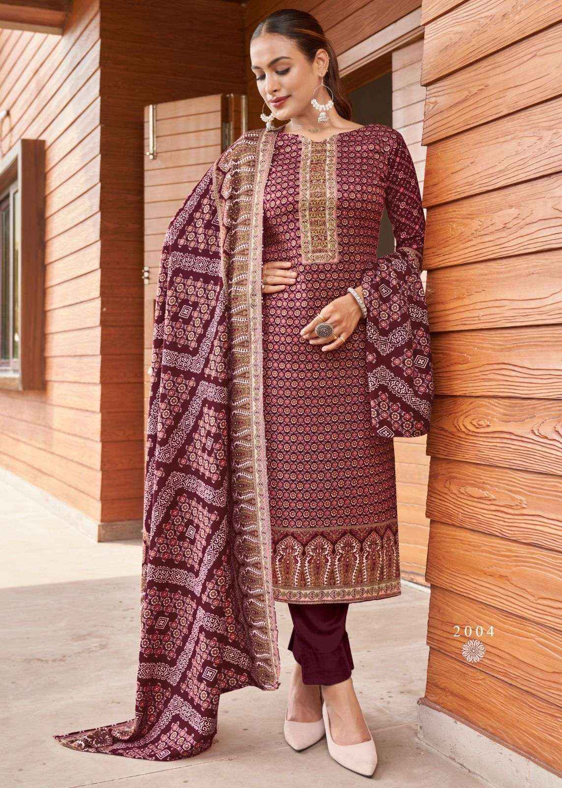 Roli Moli Creation Nargis Pashmina Dress Material 8 pcs Catalogue