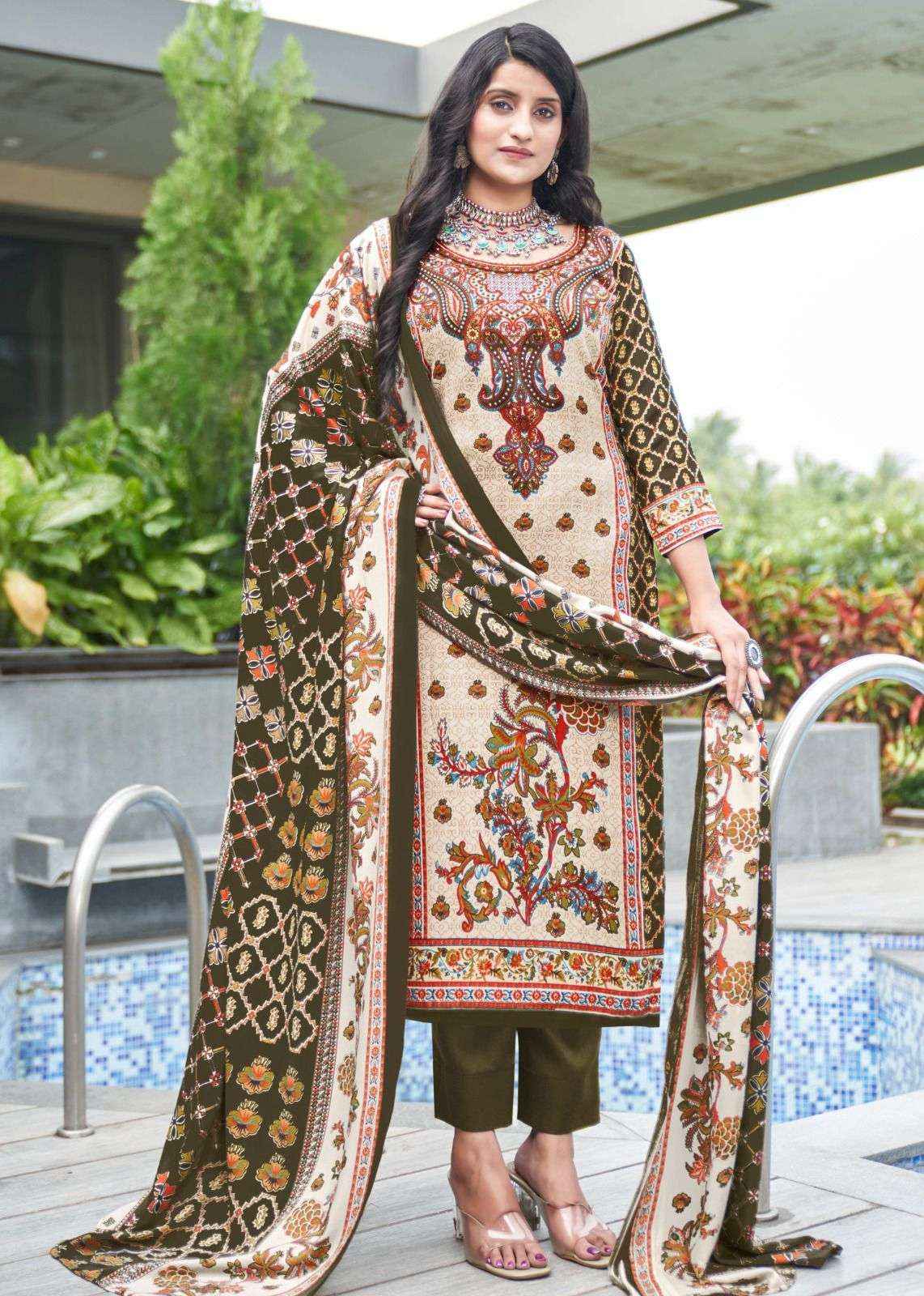Roli Moli Creation Shahin Pashmina Dress Material 8 pcs Catalogue