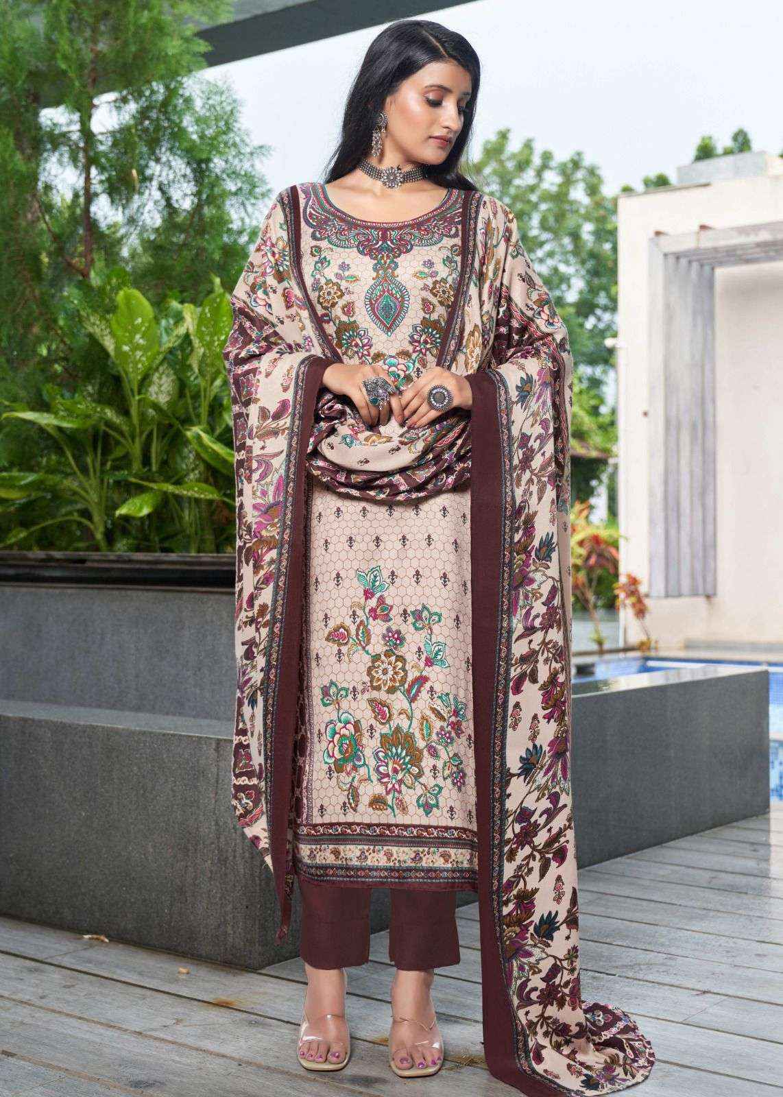 Roli Moli Creation Shahin Pashmina Dress Material 8 pcs Catalogue