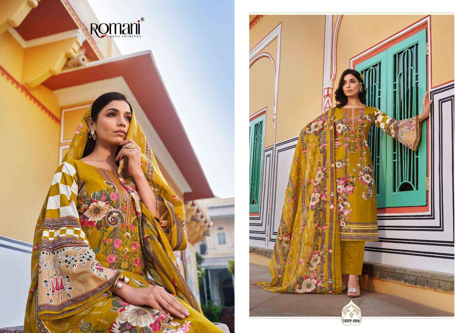 Romani Aarzu Vol 6 Cotton Dress Material 8 pcs Catalogue