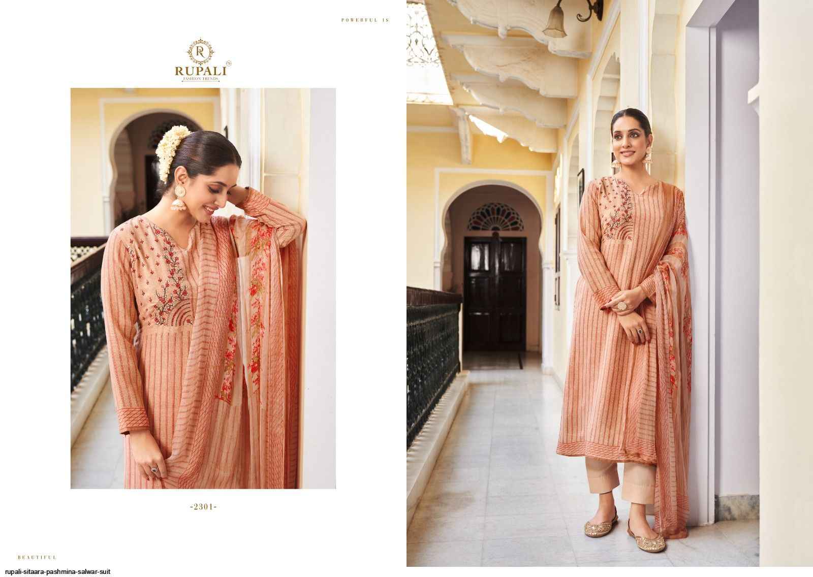 Rupali Fashion Sitaara Pashmina Dress Material 6 pcs Catalogue