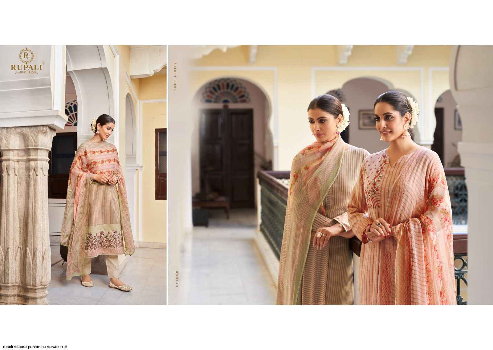 Rupali Fashion Sitaara Pashmina Dress Material 6 pcs Catalogue