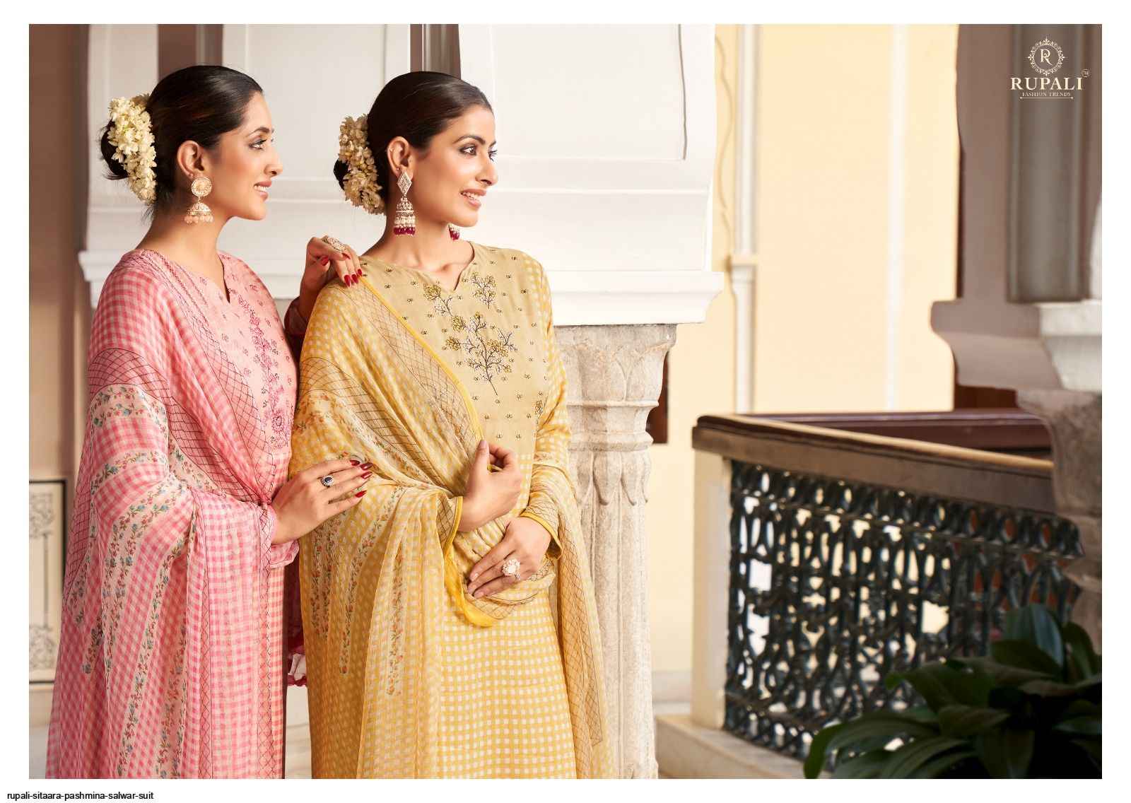 Rupali Fashion Sitaara Pashmina Dress Material 6 pcs Catalogue
