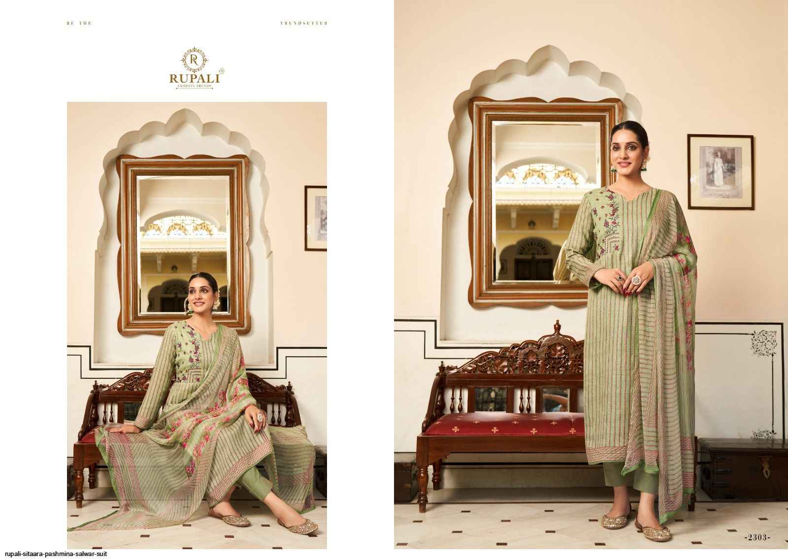 Rupali Fashion Sitaara Pashmina Dress Material 6 pcs Catalogue