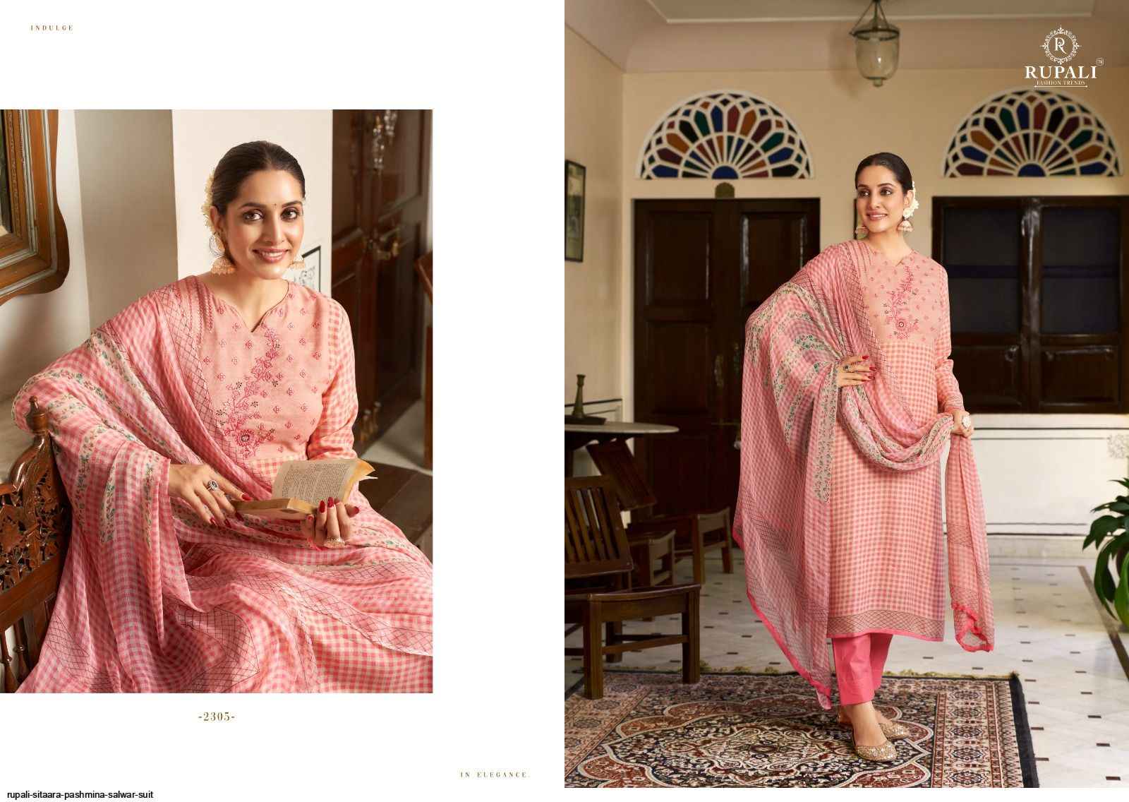 Rupali Fashion Sitaara Pashmina Dress Material 6 pcs Catalogue