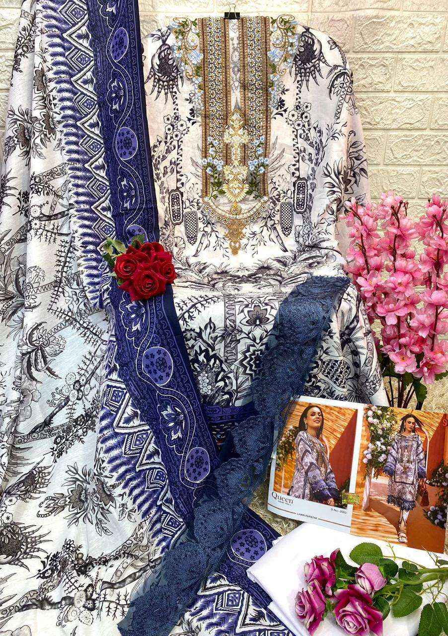 Shraddha Designer Queen Court Vol 2 Lawn Cotton Dress Material 4 pcs Catalogue