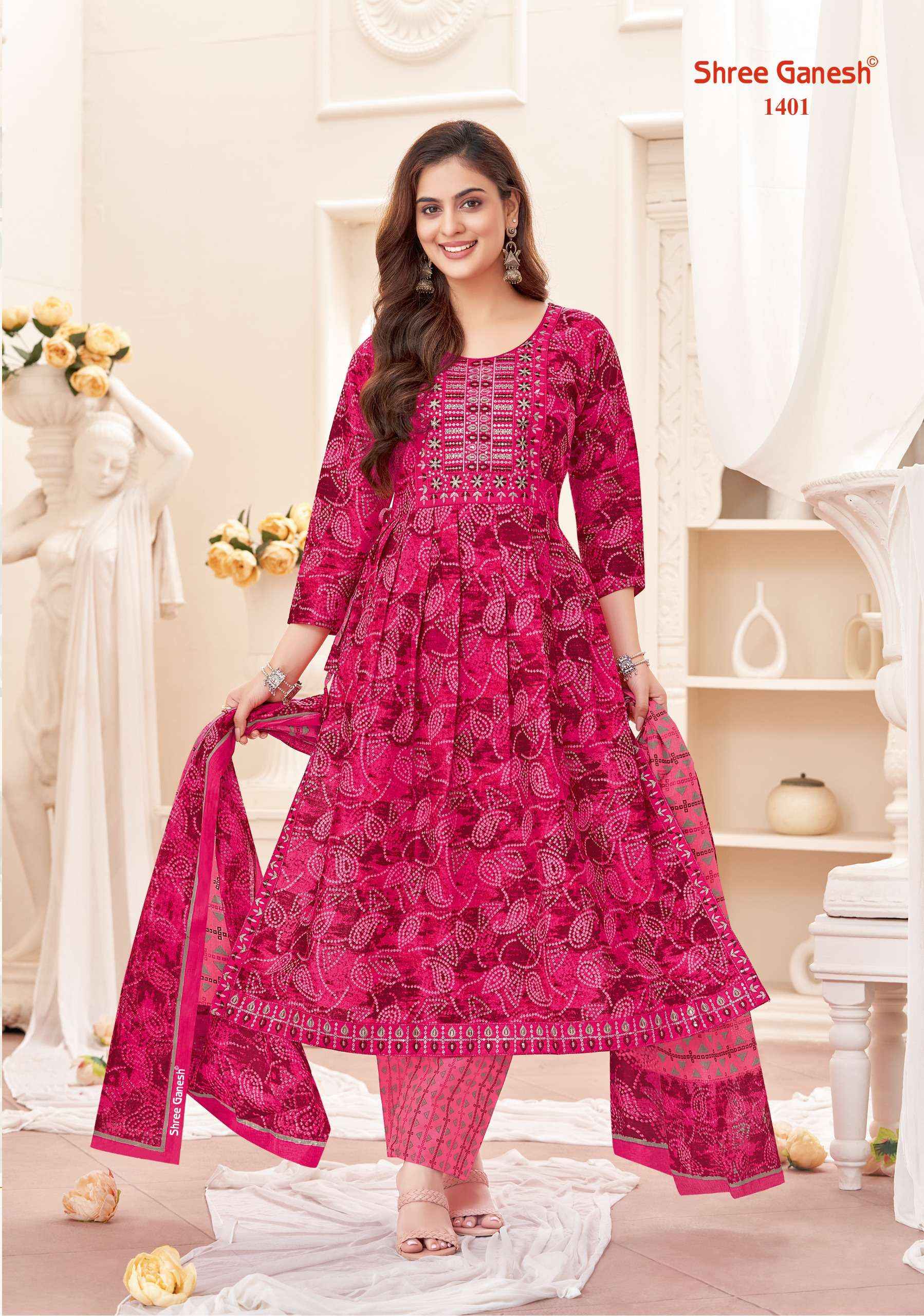 Shree Ganesh Zaara Vol 4 Cotton Kurti Combo 9 pcs Catalogue