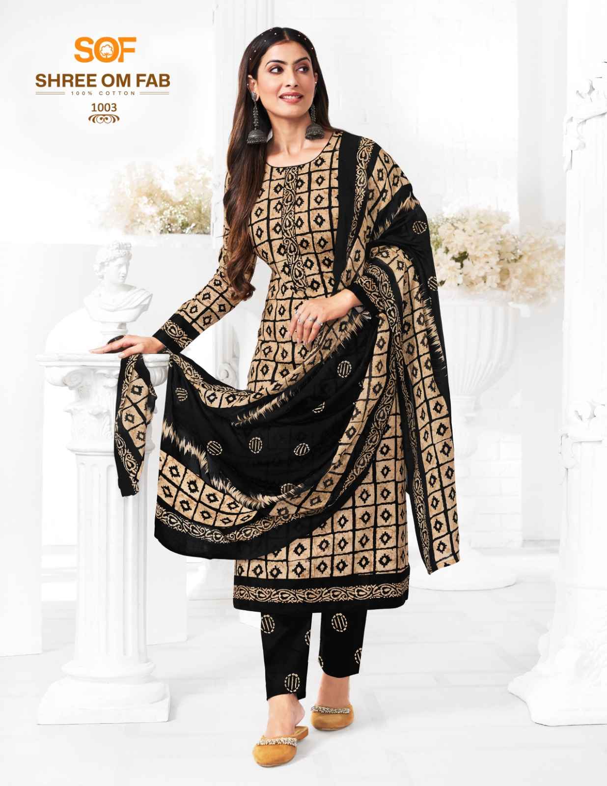 Shree Om Fab Batik Special Vol 1 Cotton Dress Material 10 pcs Catalogue