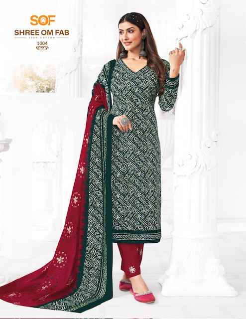 Shree Om Fab Batik Special Vol 1 Cotton Dress Material 10 pcs Catalogue