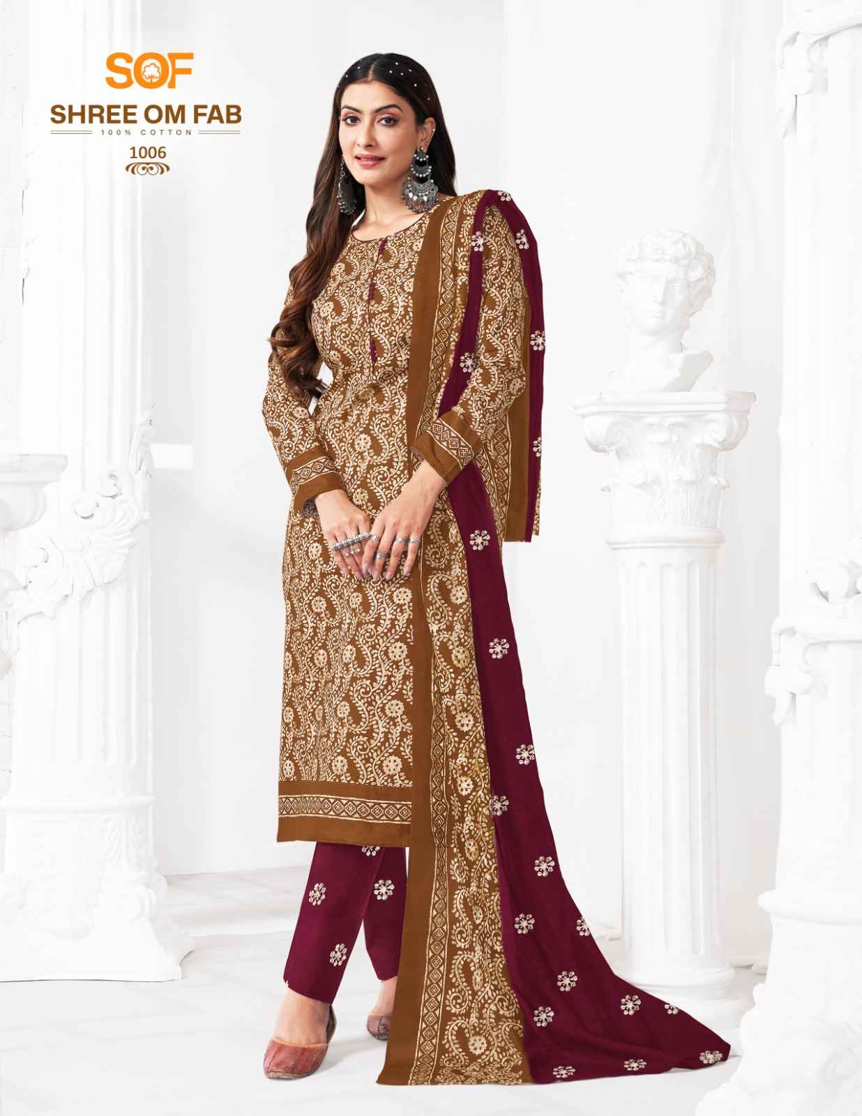 Shree Om Fab Batik Special Vol 1 Cotton Dress Material 10 pcs Catalogue