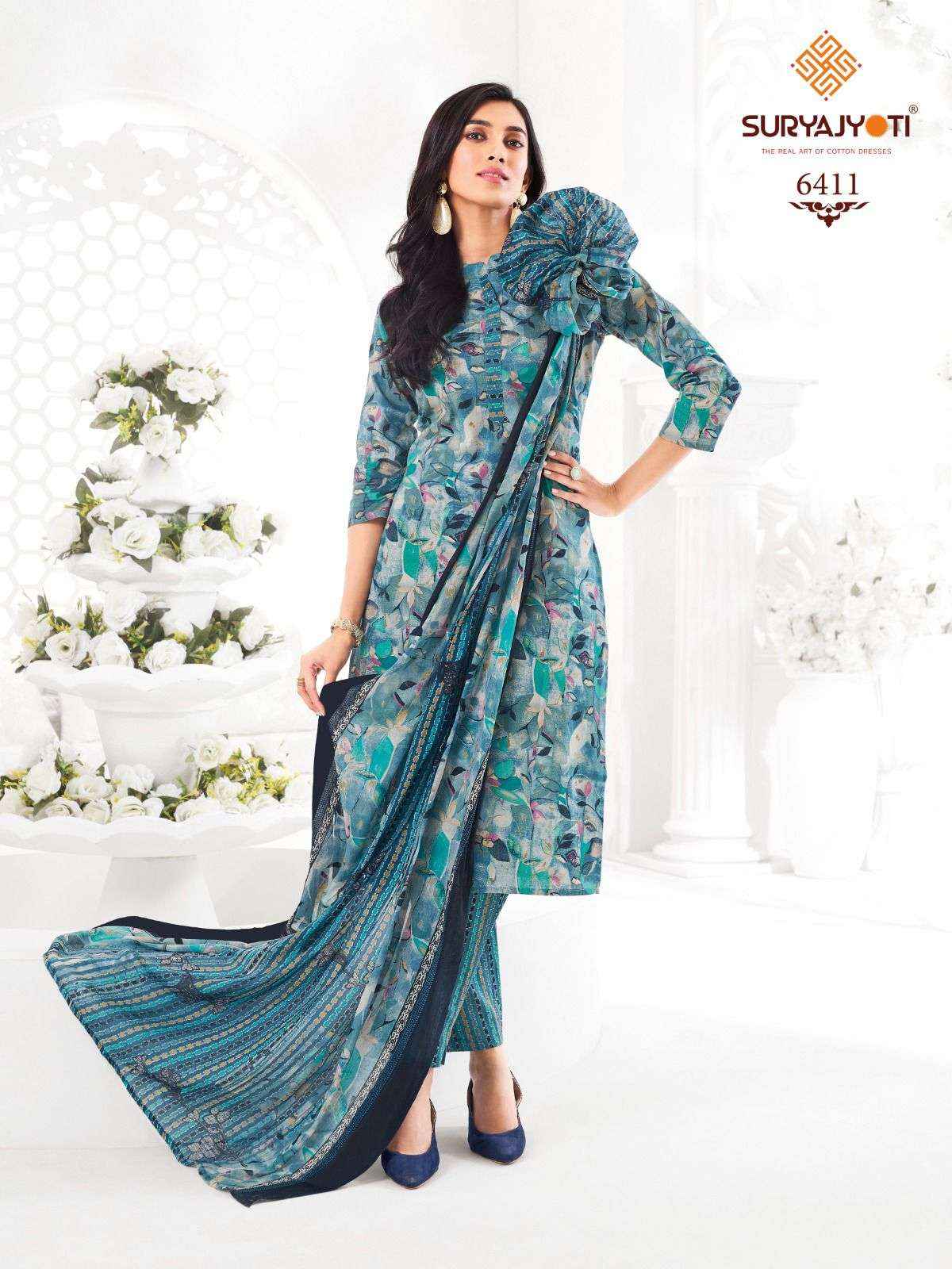 ladies dress material cotton Designer Grey Unstitched Jam Cotton Dress materials For Ladies  Stilento