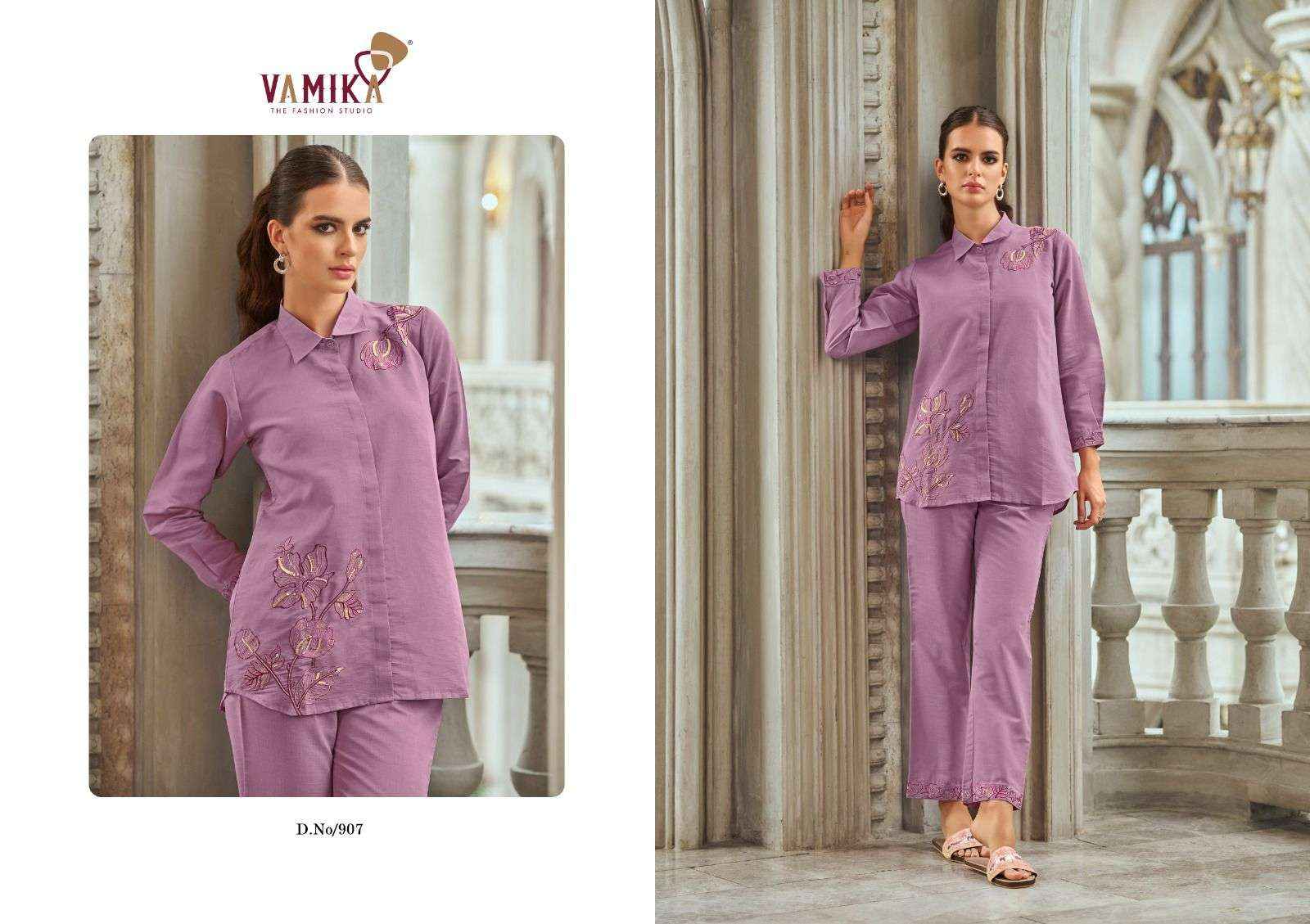 Vamika Aleena Vol 2 Viscouse Co ord Set 4 pcs Catalogue