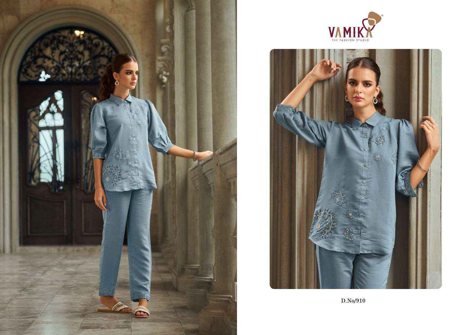 Vamika Aleena Vol 2 Viscouse Co ord Set 4 pcs Catalogue