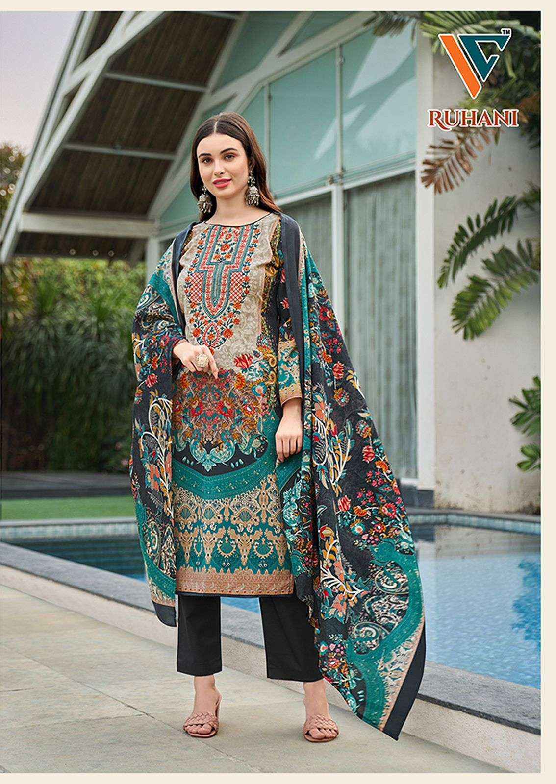 Vandana Creation Ruhani Vol 22 Cotton Dress Material Wholesale Cotton  Dresses
