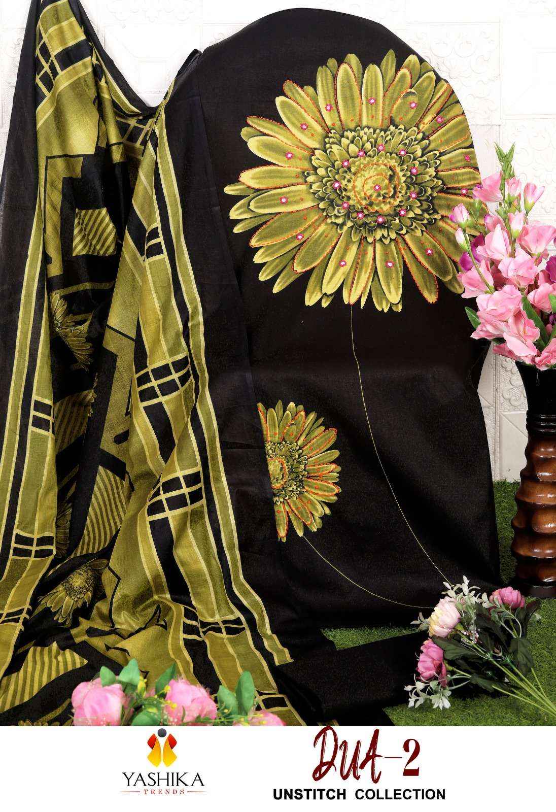 Yashika Trends Dua Vol 2 Cotton Dress Material 8 pcs Catalogue
