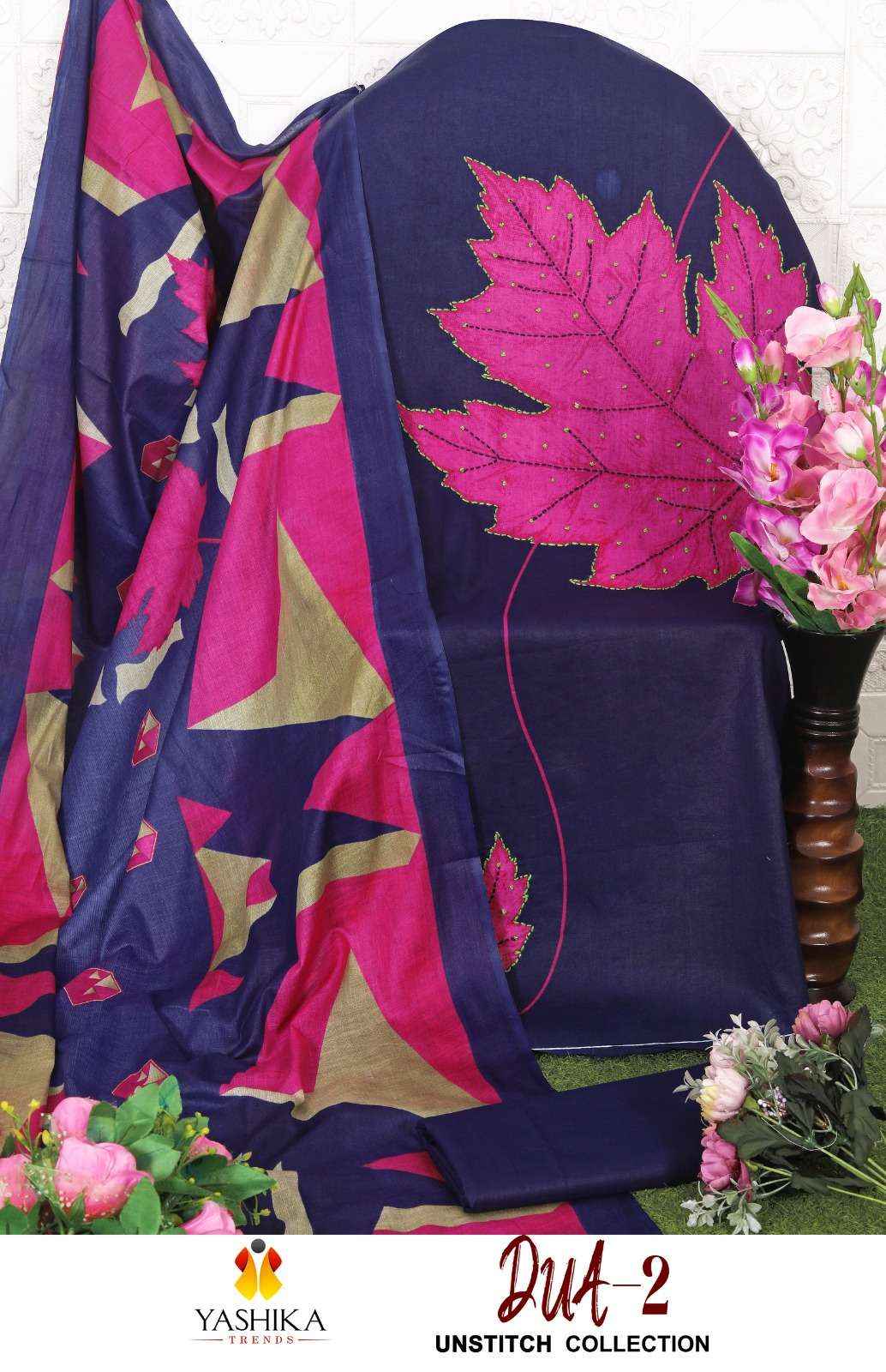 Yashika Trends Dua Vol 2 Cotton Dress Material 8 pcs Catalogue