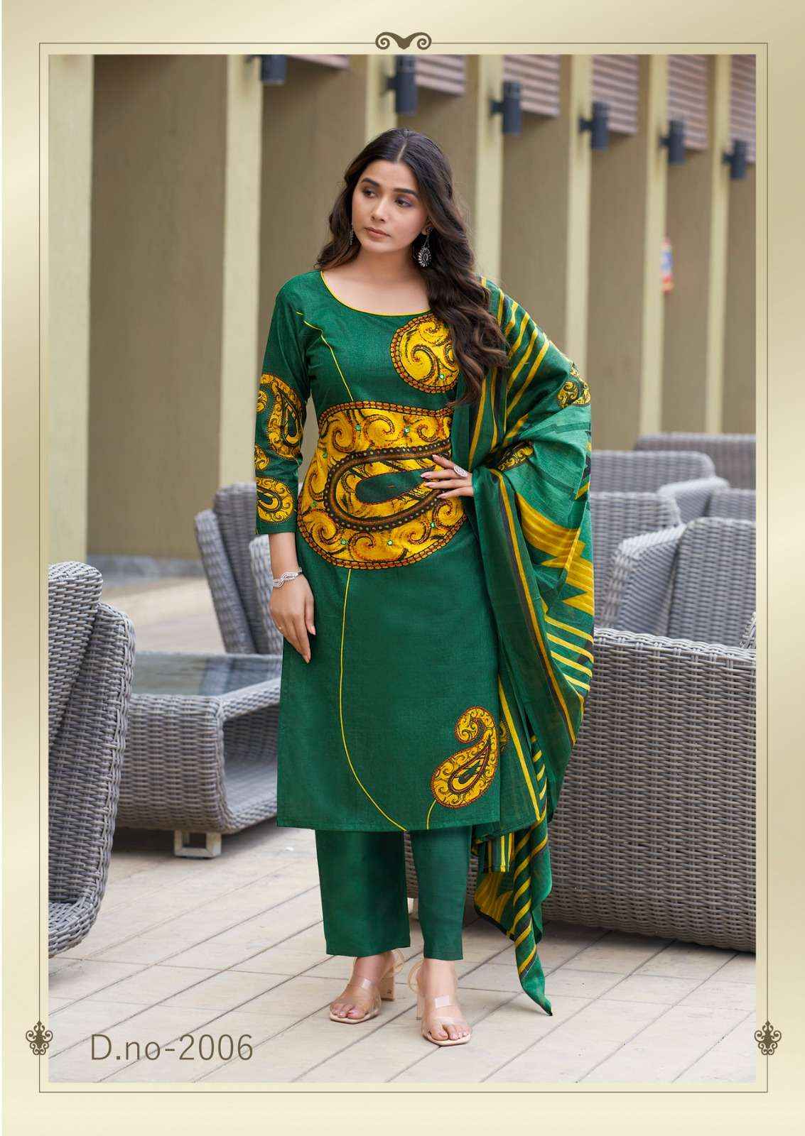 Yashika Trends Dua Vol 2 Cotton Dress Material 8 pcs Catalogue
