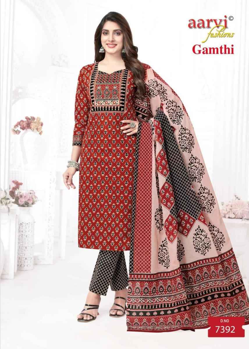 Aarvi Fashion Gamthi Vol 7 Radymade Cotton Dress 8 pcs Catalogue