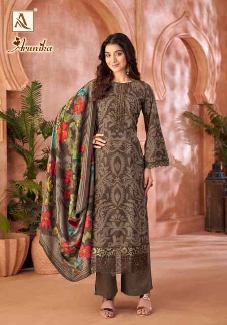 Alok Arunika Cambric Cotton Dress Material 6 pcs Catalogue