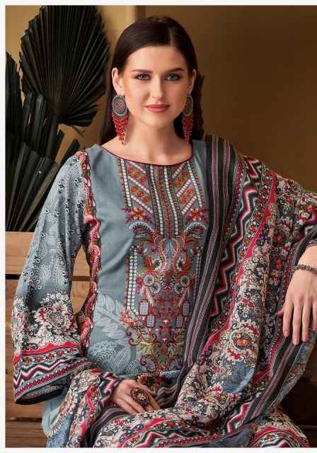 Alok Tahira Viscouse Dress Material 8 pcs Catalogue