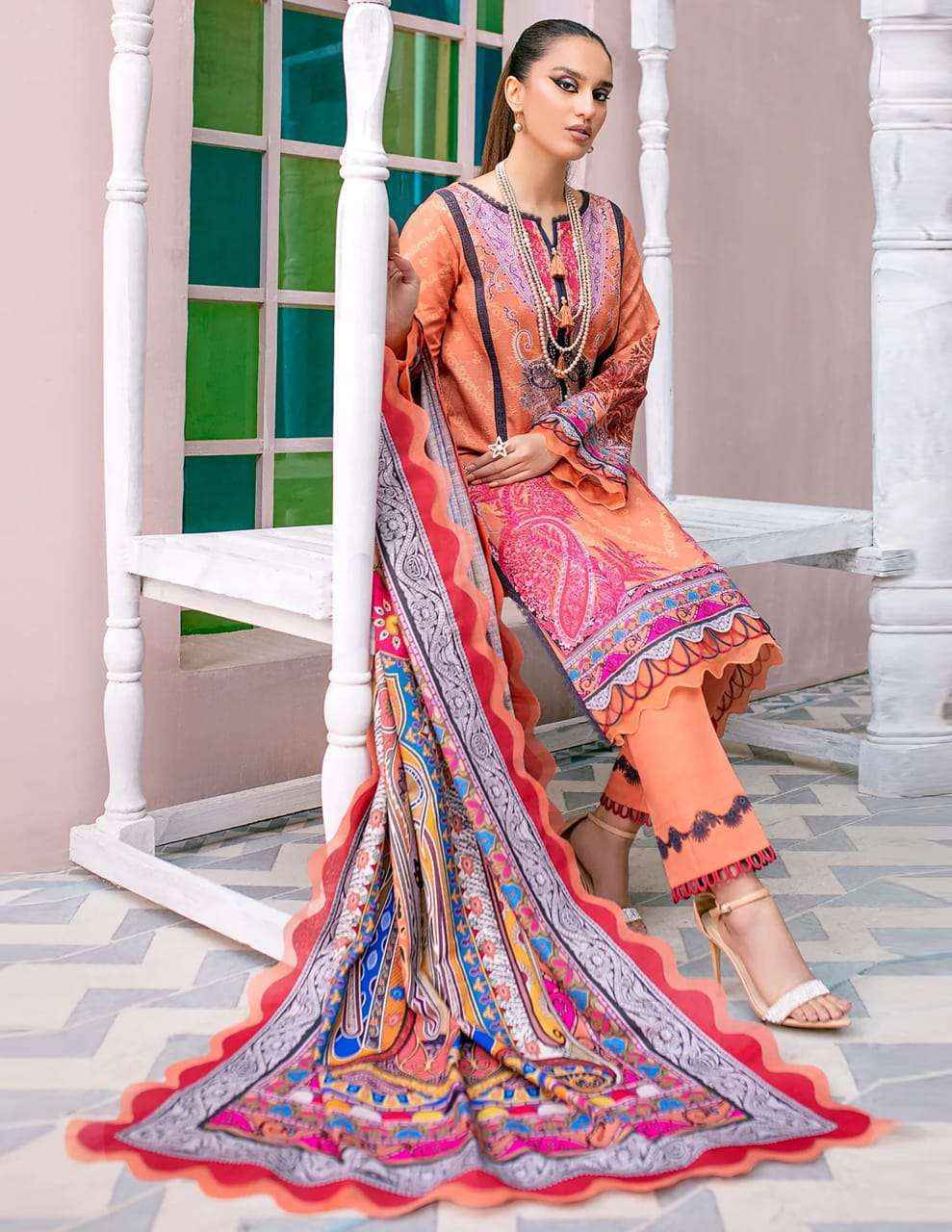 Apana Cotton Razia Sultan Vol 46 Cotton Dress Material 10 pcs Catalogue