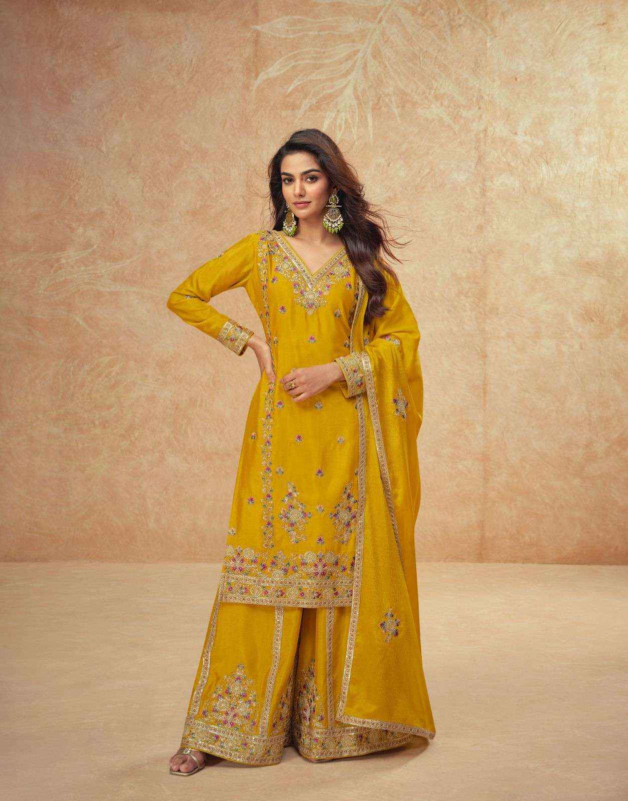 Ashirwad Guzarish Readymade Chinon Silk Dress 3 pcs Catalogue
