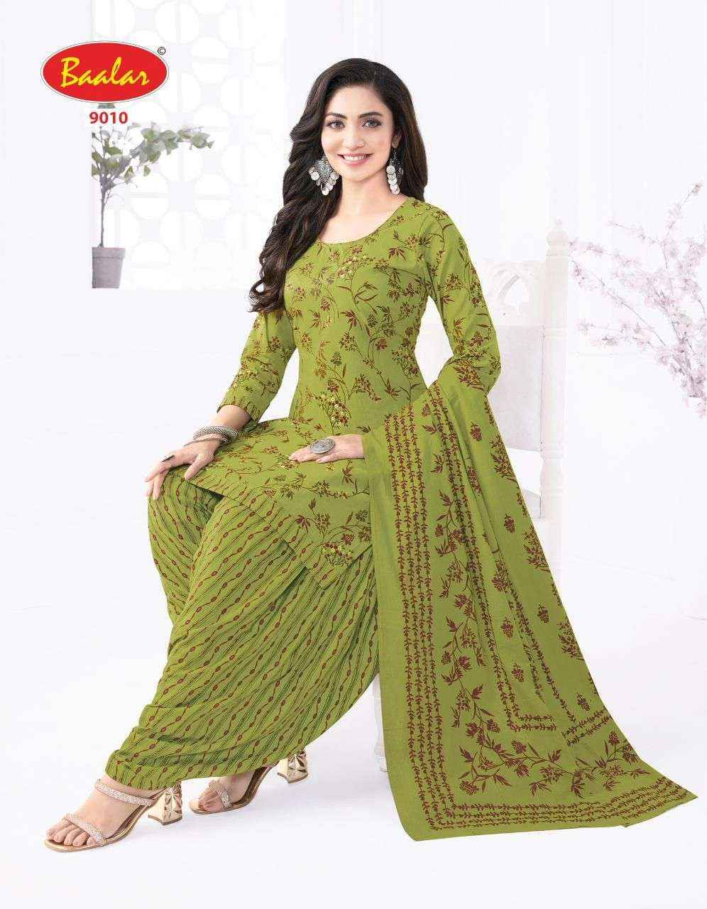 Baalar Cristal Patiyala Vol 9 Cotton Dress Material 15 pcs Catalogue