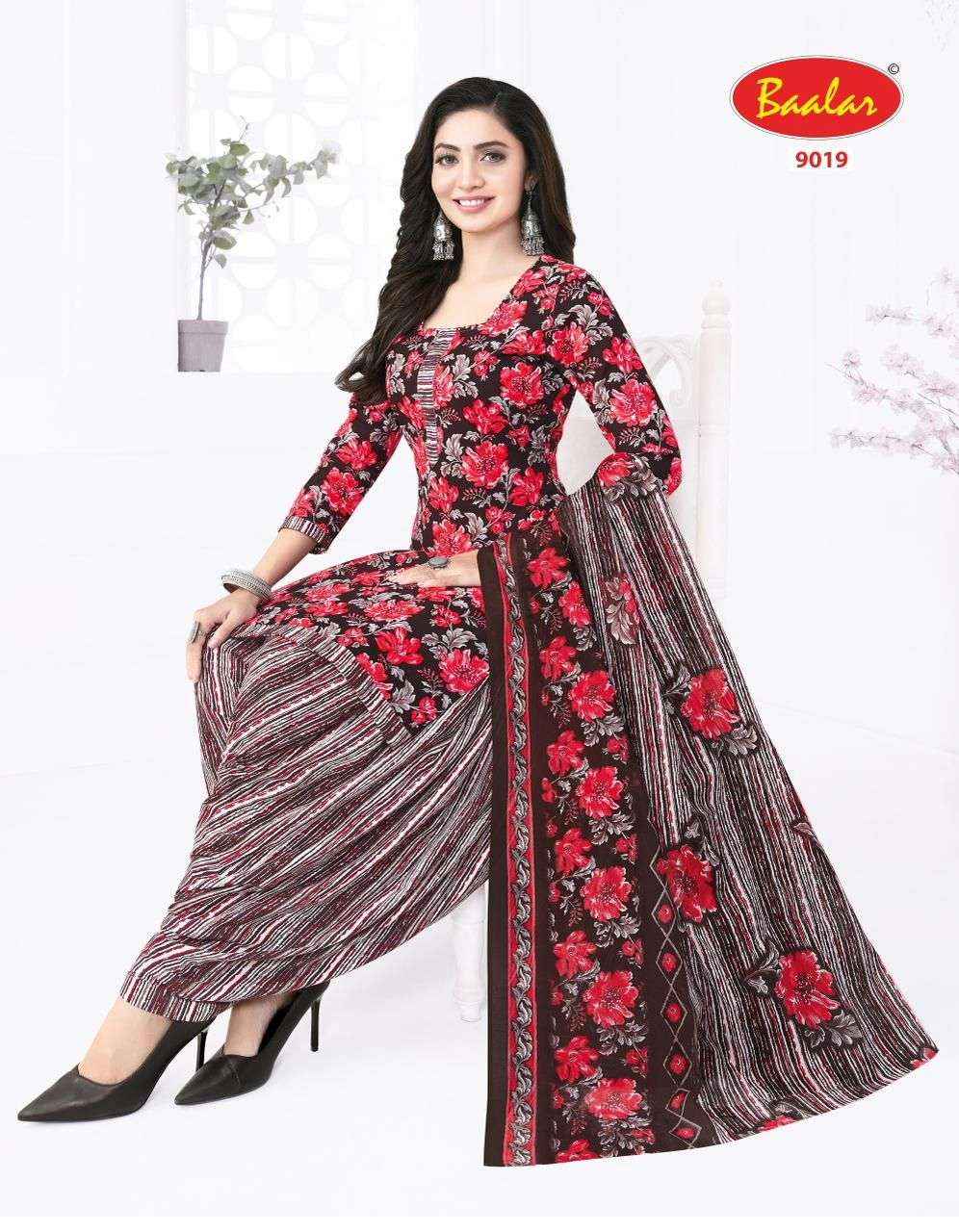 Baalar Cristal Patiyala Vol 9 Cotton Dress Material 15 pcs Catalogue