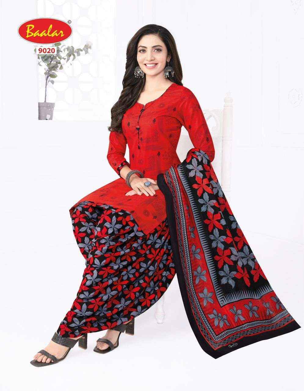Baalar Cristal Patiyala Vol 9 Cotton Dress Material 15 pcs Catalogue