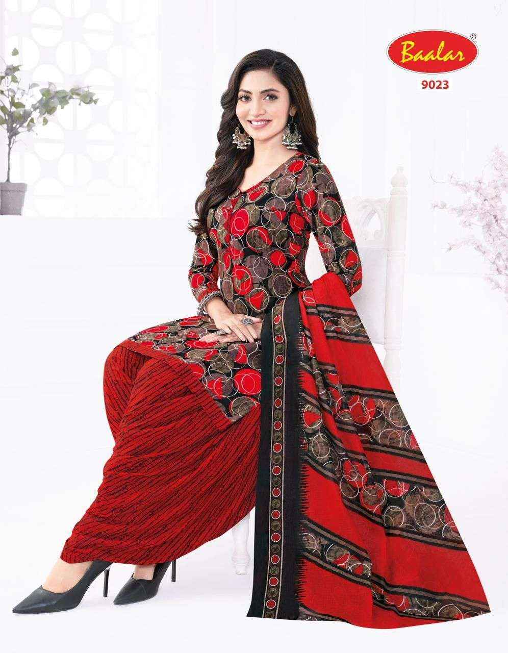 Baalar Cristal Patiyala Vol 9 Cotton Dress Material 15 pcs Catalogue