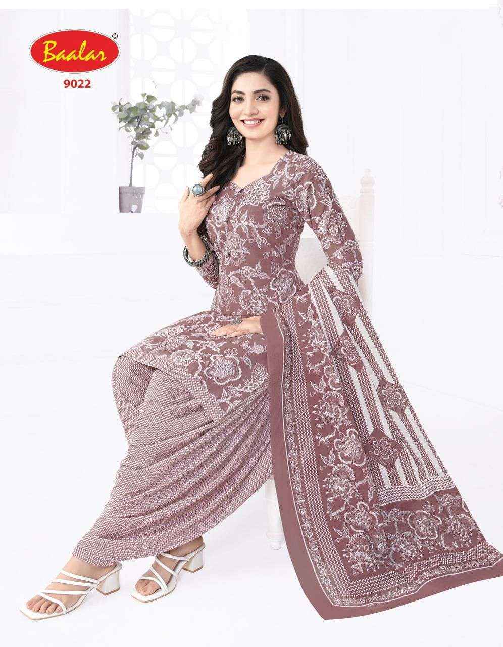 Baalar Cristal Patiyala Vol 9 Cotton Dress Material 15 pcs Catalogue