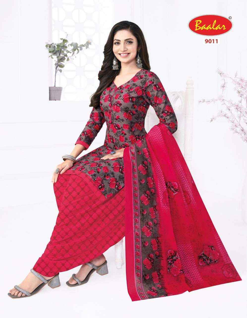 Baalar Cristal Patiyala Vol 9 Cotton Dress Material 15 pcs Catalogue