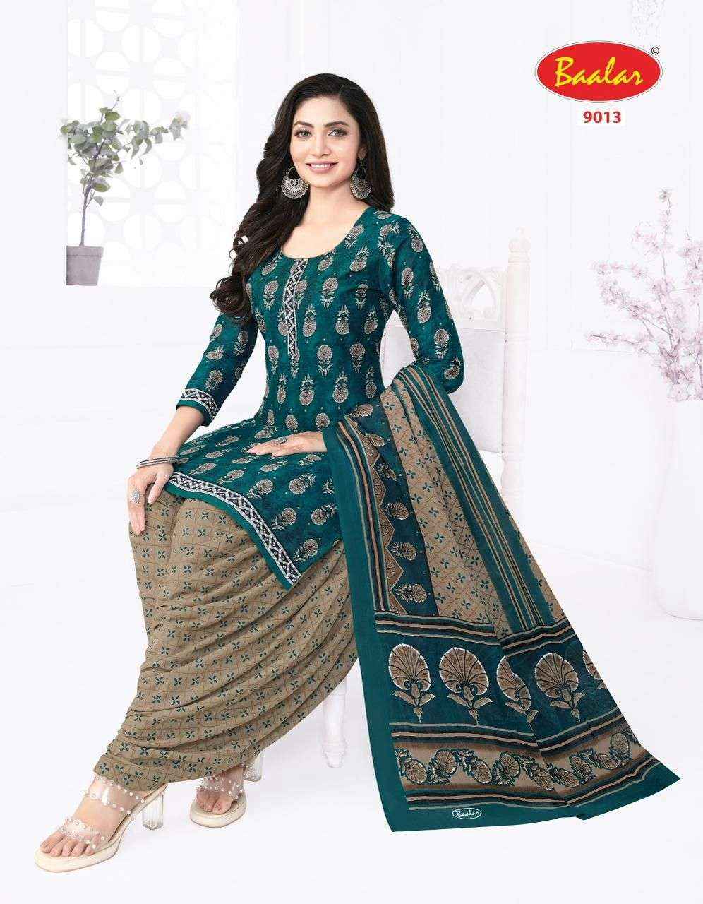 Baalar Cristal Patiyala Vol 9 Cotton Dress Material 15 pcs Catalogue