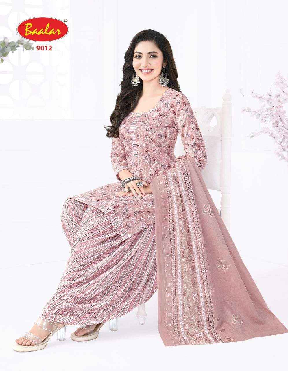 Baalar Cristal Patiyala Vol 9 Cotton Dress Material 15 pcs Catalogue