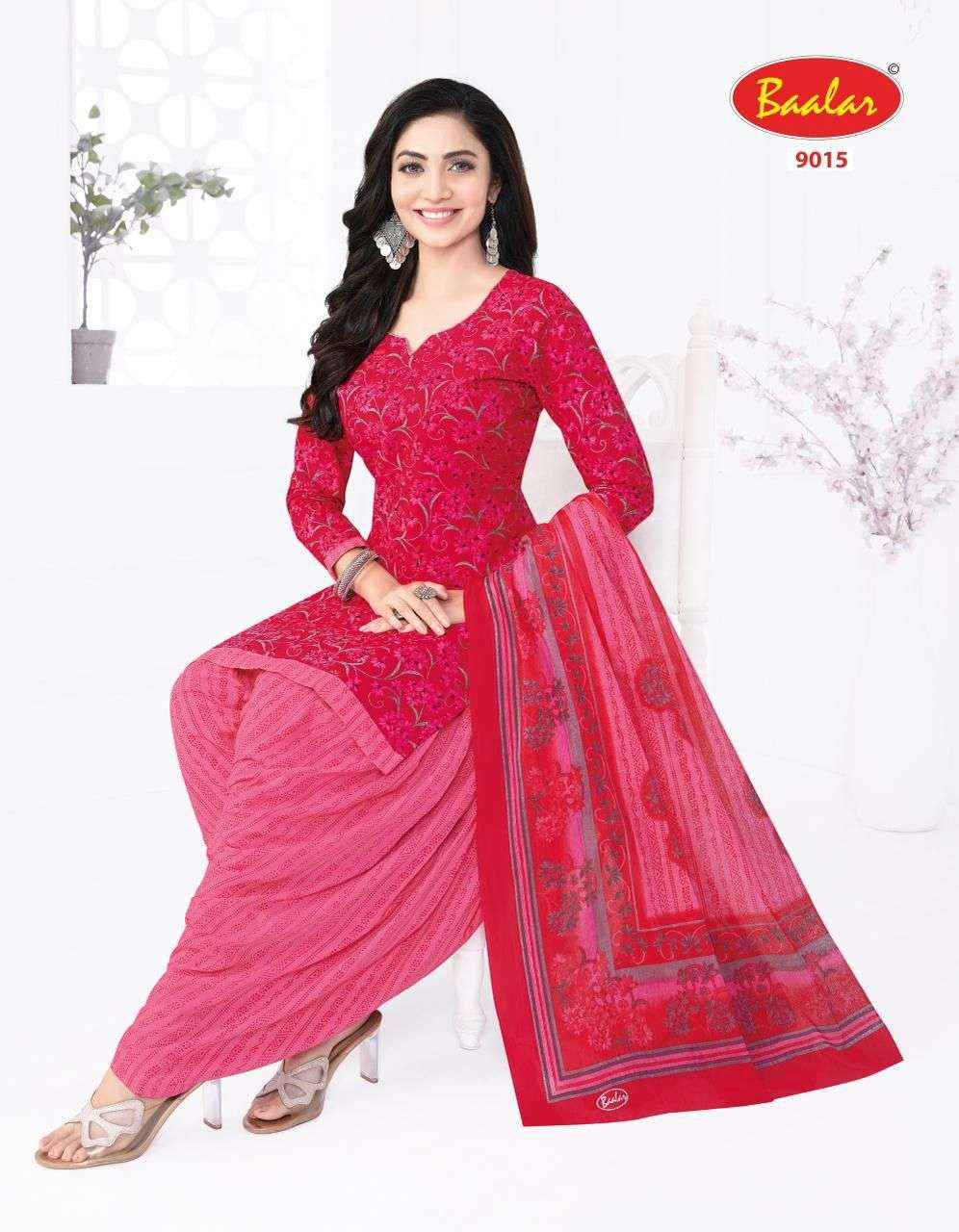 Baalar Cristal Patiyala Vol 9 Cotton Dress Material 15 pcs Catalogue