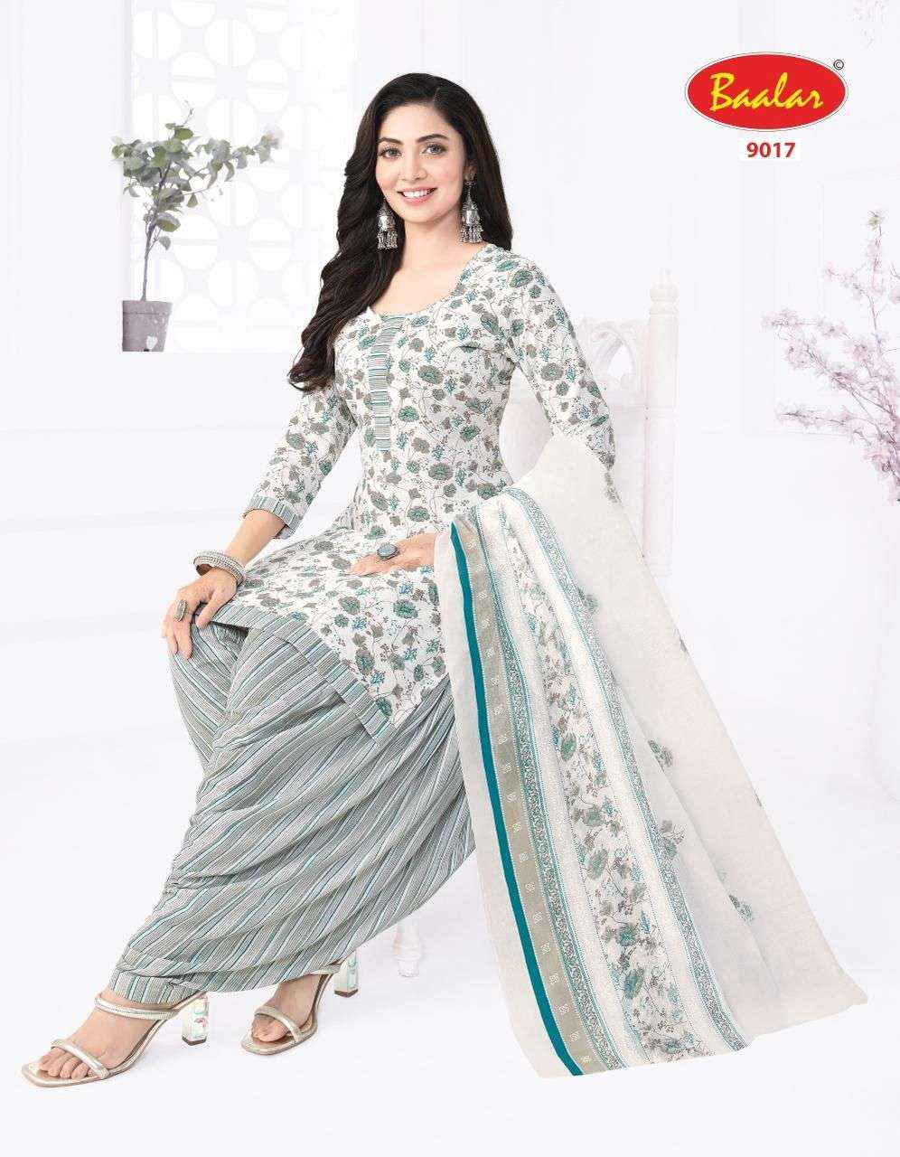 Baalar Cristal Patiyala Vol 9 Cotton Dress Material 15 pcs Catalogue