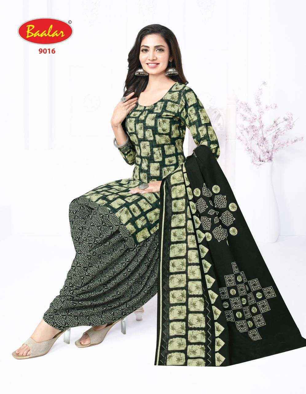 Baalar Cristal Patiyala Vol 9 Cotton Dress Material 15 pcs Catalogue