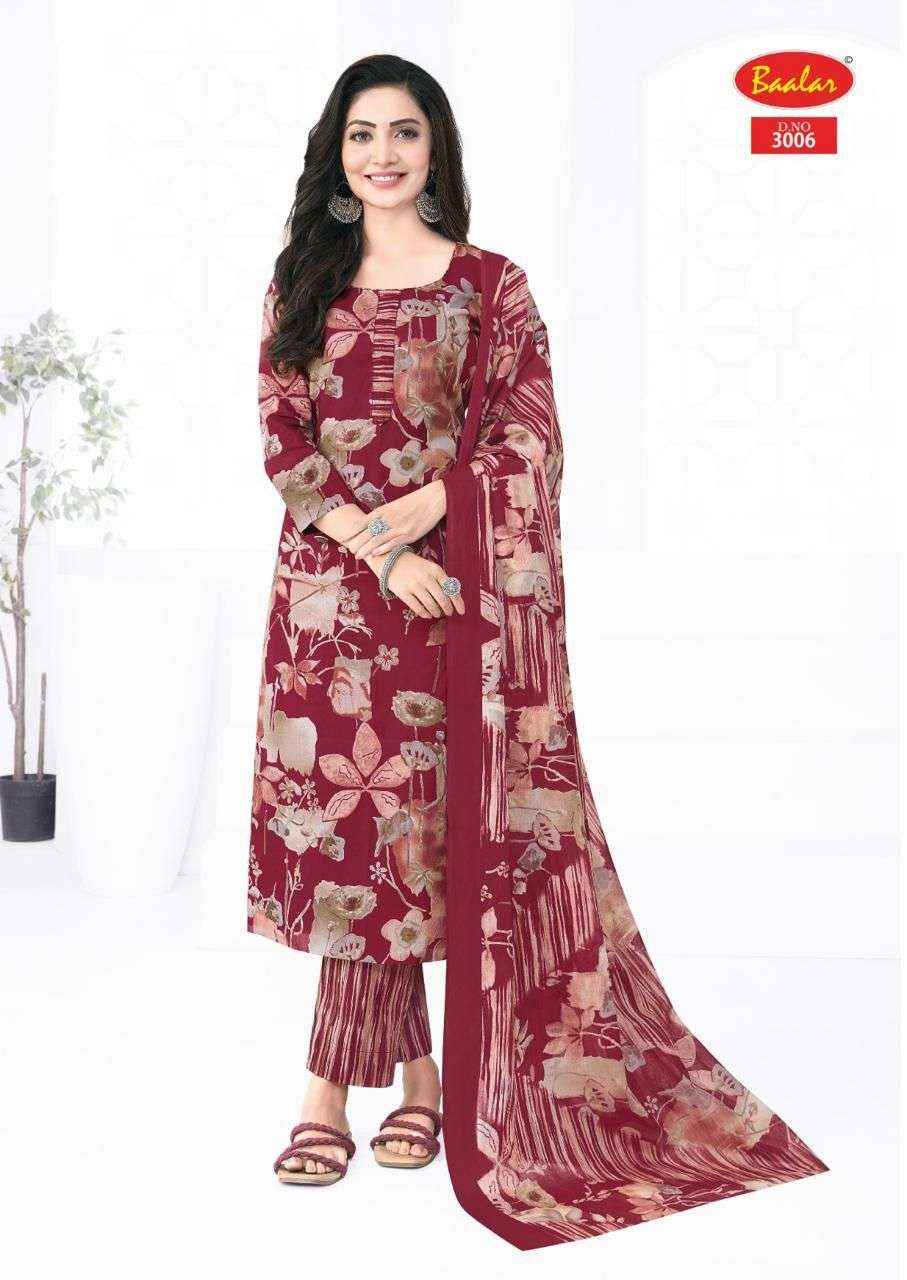 Baalar Kashmir Cotton Vol 3 Cotton Dress Material 12 pcs Catalogue