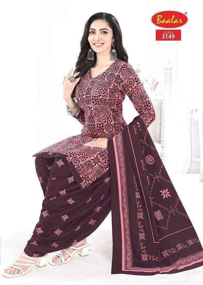Baalar Zaara Patiyala Vol 31 Cotton Dress Material 18 pcs Catalogue
