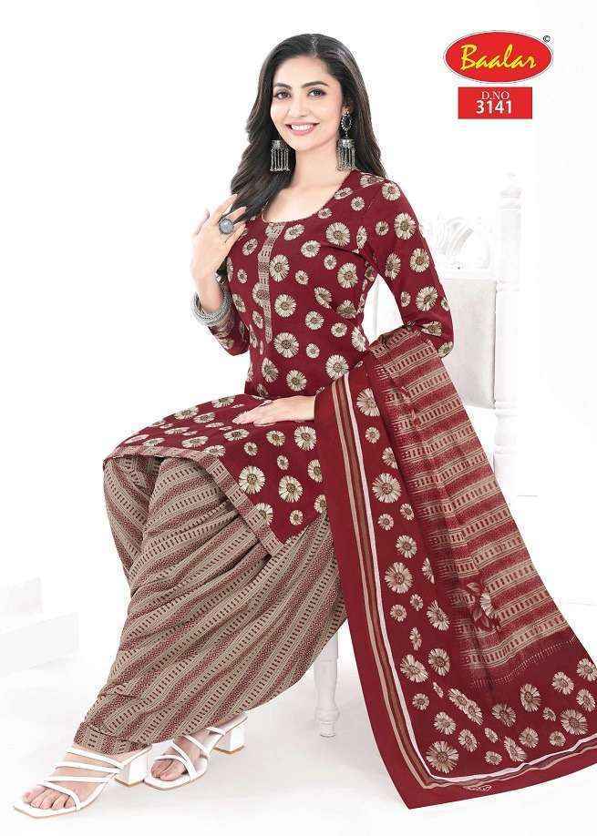 Baalar Zaara Patiyala Vol 31 Cotton Dress Material 18 pcs Catalogue