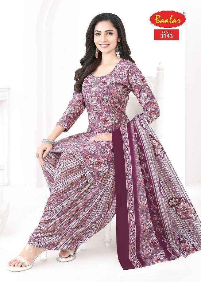 Baalar Zaara Patiyala Vol 31 Cotton Dress Material 18 pcs Catalogue