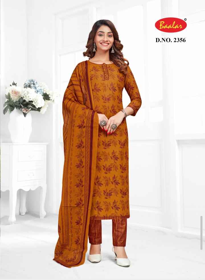 Baalar Zubeda Vol 23 Cotton Dress Material 15 pcs Catalogue