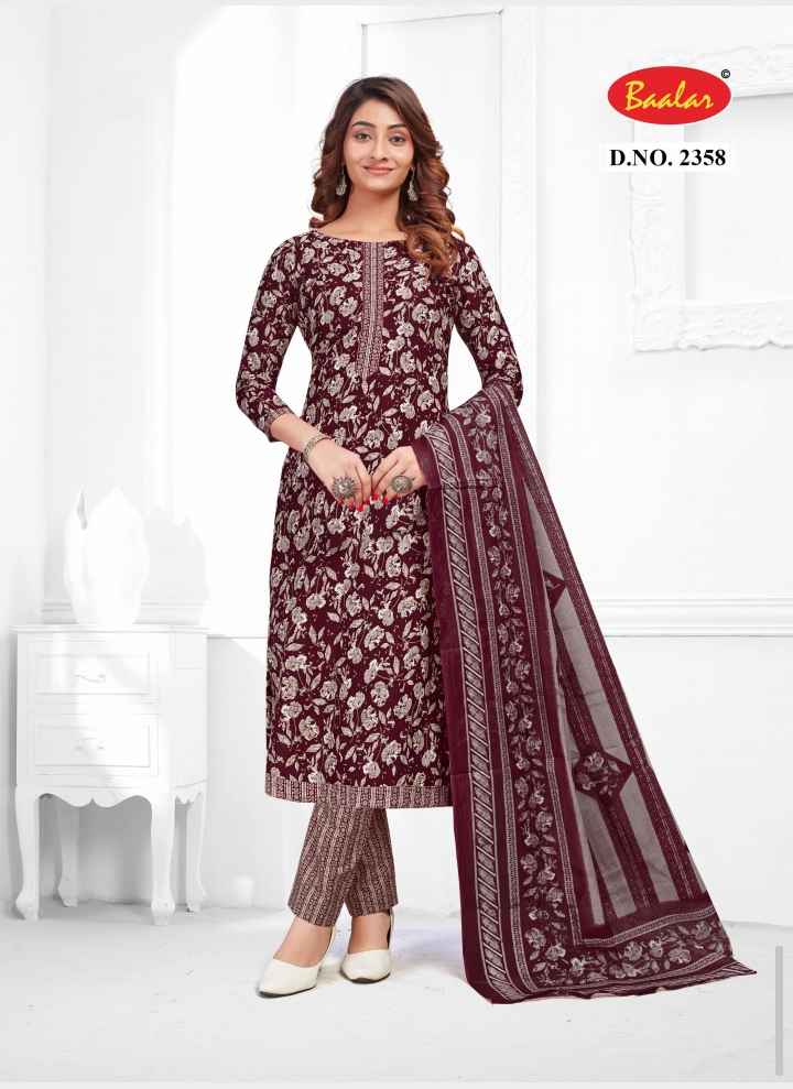 Baalar Zubeda Vol 23 Cotton Dress Material 15 pcs Catalogue