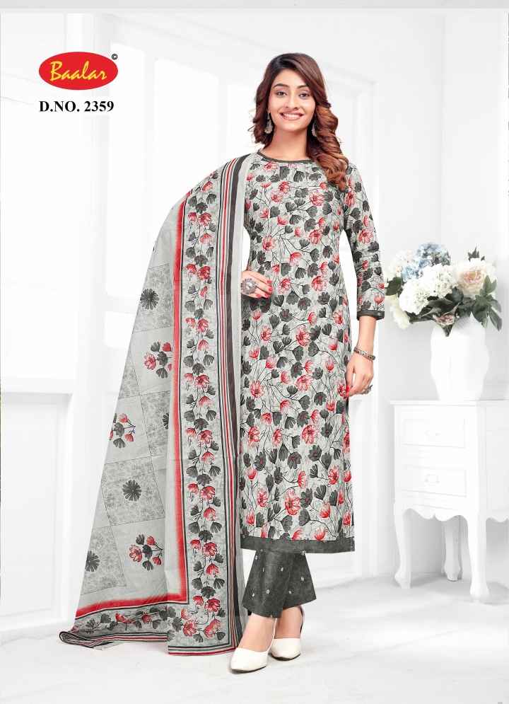 Baalar Zubeda Vol 23 Cotton Dress Material 15 pcs Catalogue