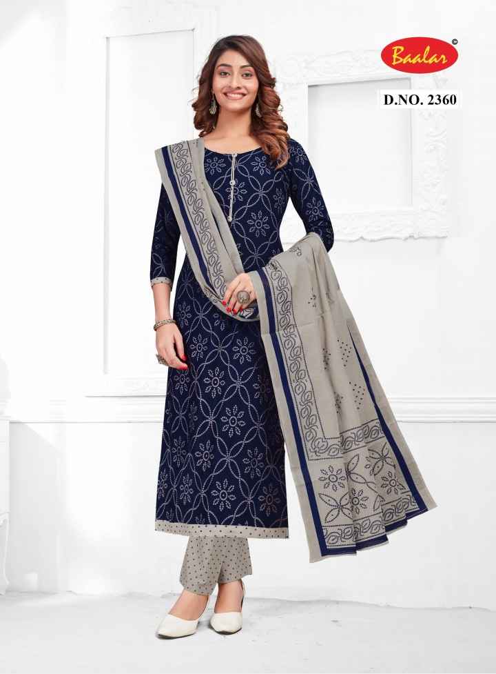 Baalar Zubeda Vol 23 Cotton Dress Material 15 pcs Catalogue