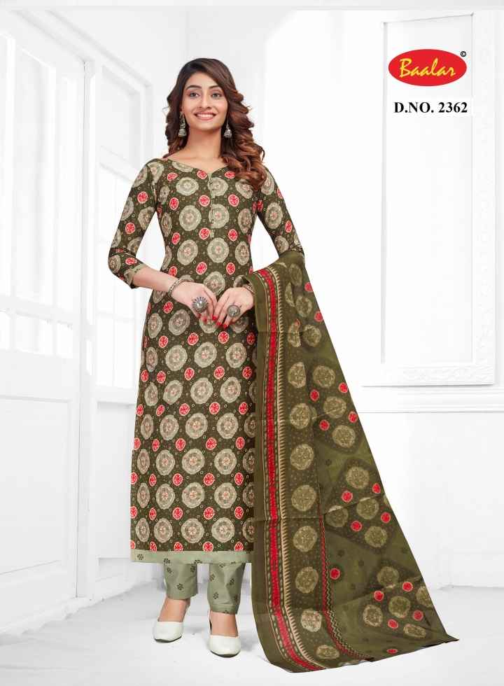 Baalar Zubeda Vol 23 Cotton Dress Material 15 pcs Catalogue